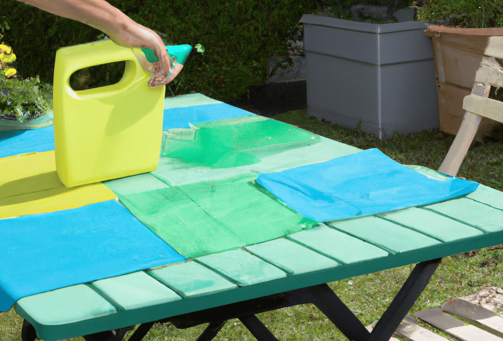Comment nettoyer table de jardin en plastique